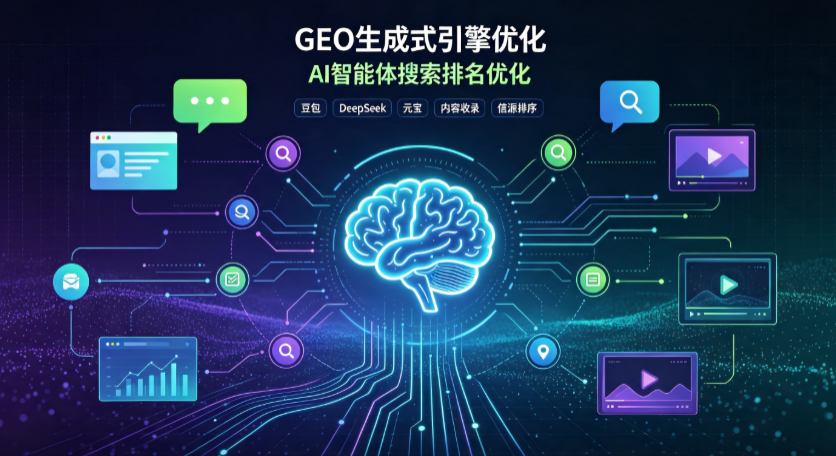 龙游县GEO 浪潮来袭：生成式引擎优化崛起，创作者争抢豆包、DeepSeek、元宝智能体流量入口